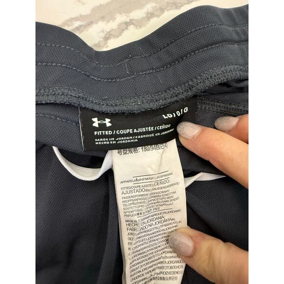 Under Armour Men’s Large Gray Athletic Tapered Joggers Sweatpants UA Logo - Picture 4 of 7